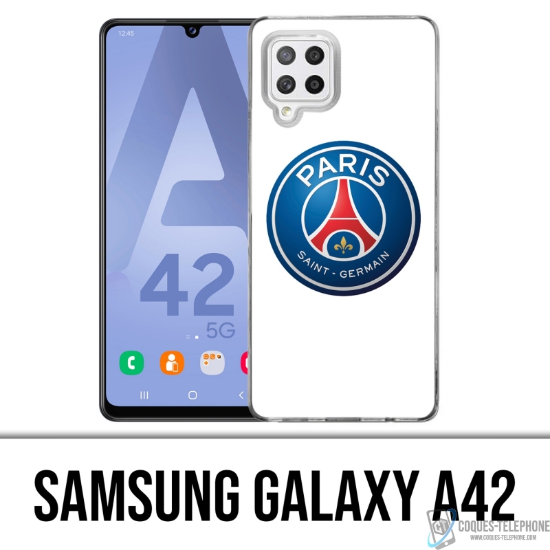 Samsung Galaxy A42 Case - Psg Logo weißer Hintergrund