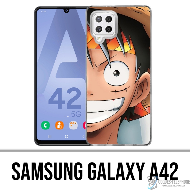 Custodia per Samsung Galaxy A42 - One Piece Rufy