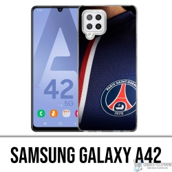 Custodia per Samsung Galaxy A42 - Maglia blu Psg Paris Saint Germain