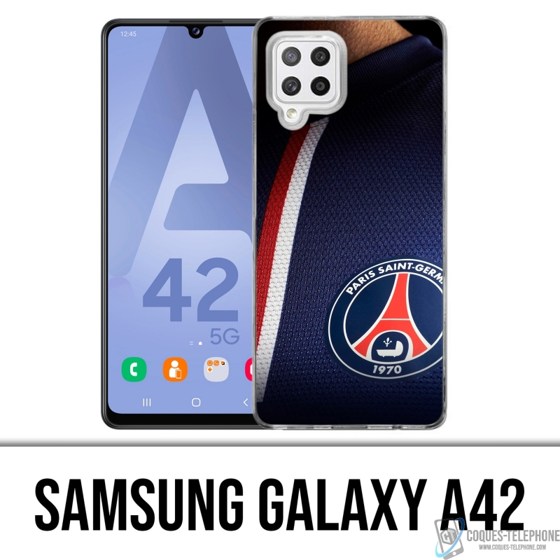 Coque Samsung Galaxy A42 - Maillot Bleu Psg Paris Saint Germain