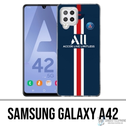 Custodia per Samsung Galaxy A42 - Maglia da calcio PSG 2020