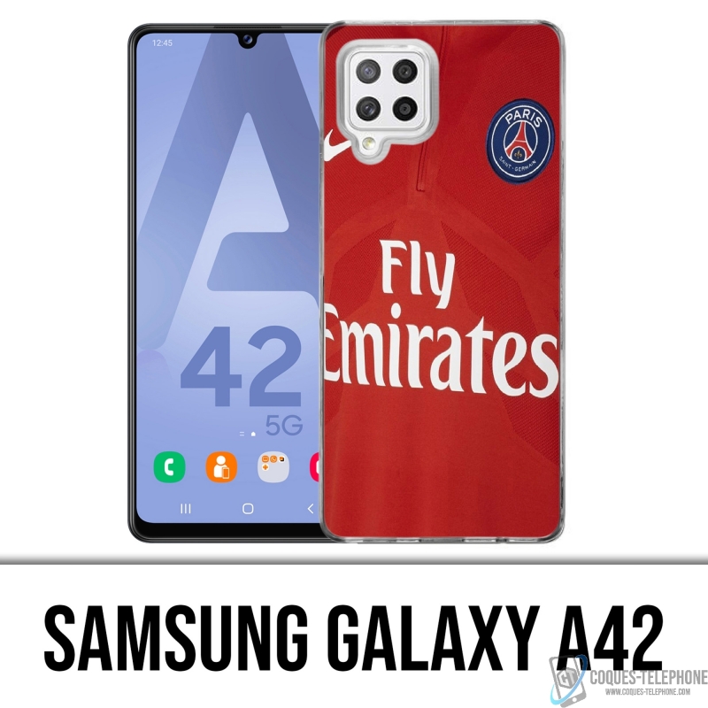 Funda Samsung Galaxy A42 - Camiseta roja Psg