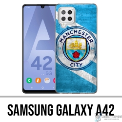 Coque Samsung Galaxy A42 - Manchester Football Grunge
