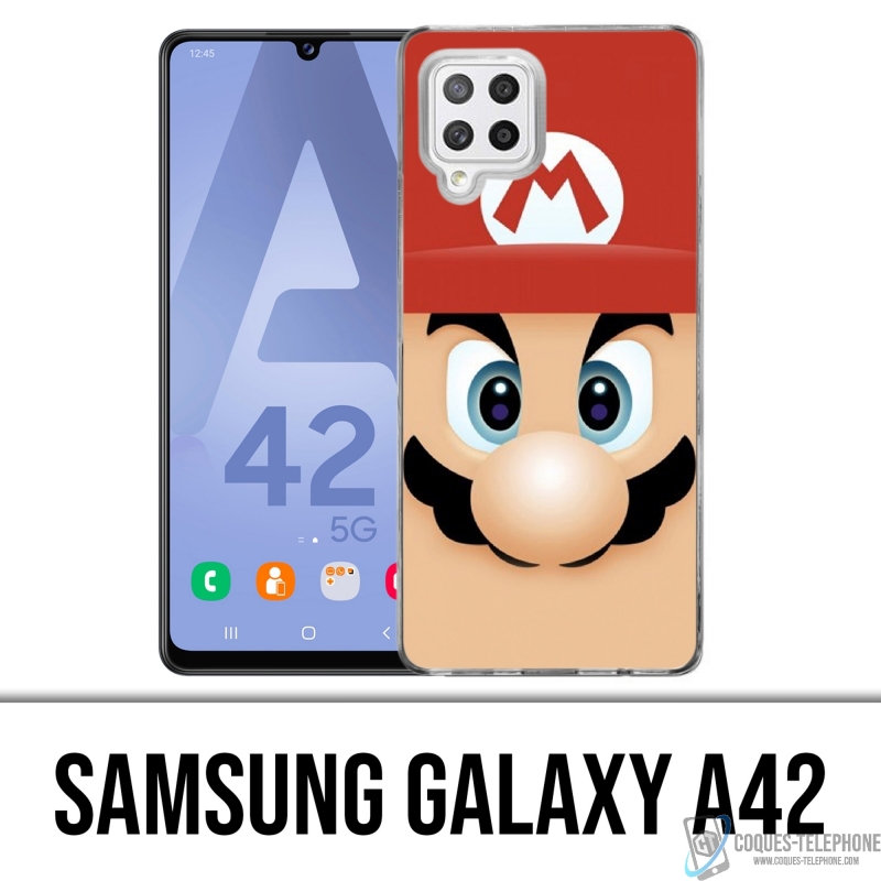 Custodia per Samsung Galaxy A42 - Mario Face