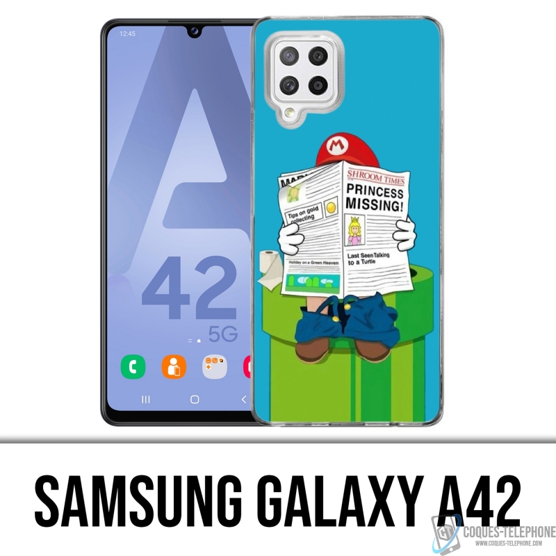 Coque Samsung Galaxy A42 - Mario Humour