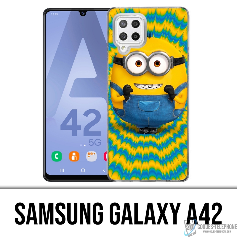 Samsung Galaxy A42 Case - Minion aufgeregt