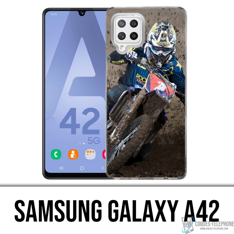 Funda Samsung Galaxy A42 - Motocross de barro