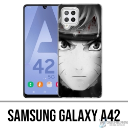 Funda Samsung Galaxy A42 - Naruto Blanco y Negro