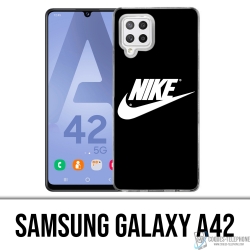 Samsung Galaxy A42 Case - Nike Logo Schwarz