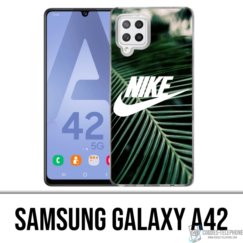 Coque Samsung Galaxy A42 - Nike Logo Palmier