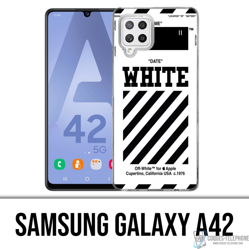 Funda Samsung Galaxy A42 - Blanco roto Blanco