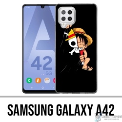 Samsung Galaxy A42 Case - One Piece Baby Ruffy Flag
