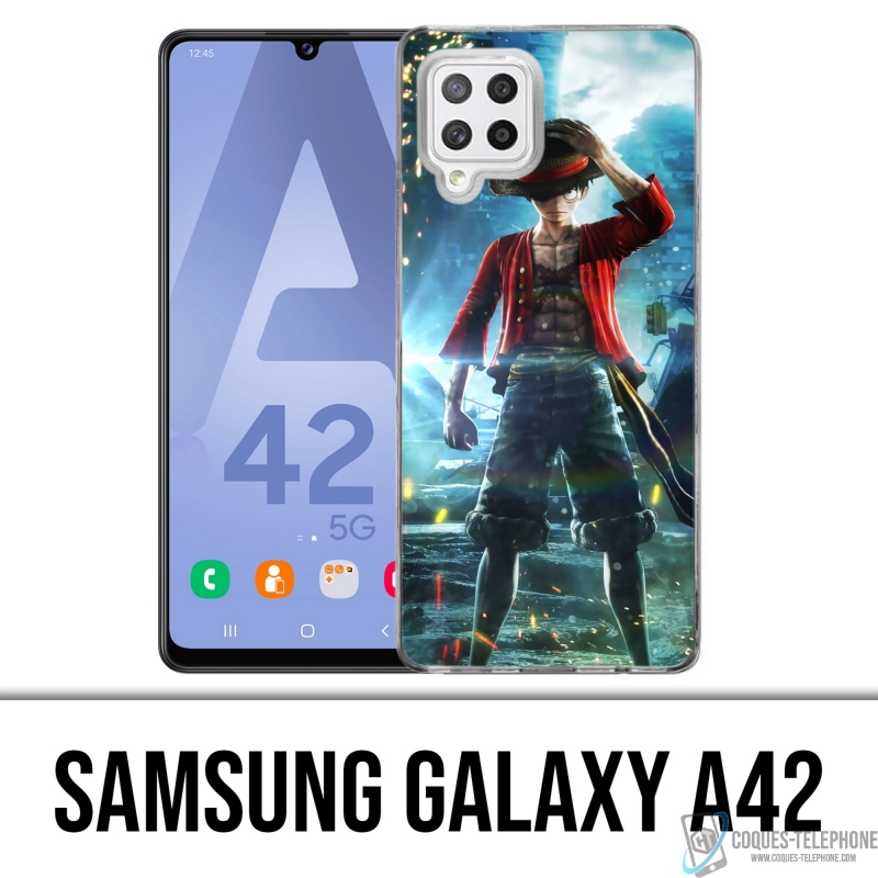 Custodia per Samsung Galaxy A42 - One Piece Rufy Jump Force