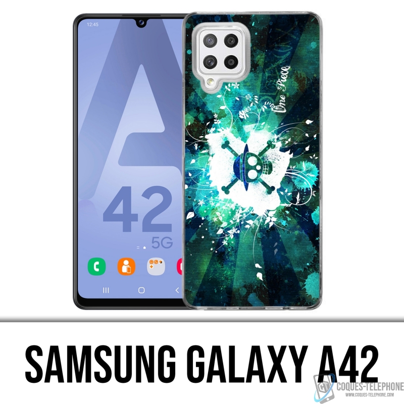 Funda Samsung Galaxy A42 - Verde neón de una pieza