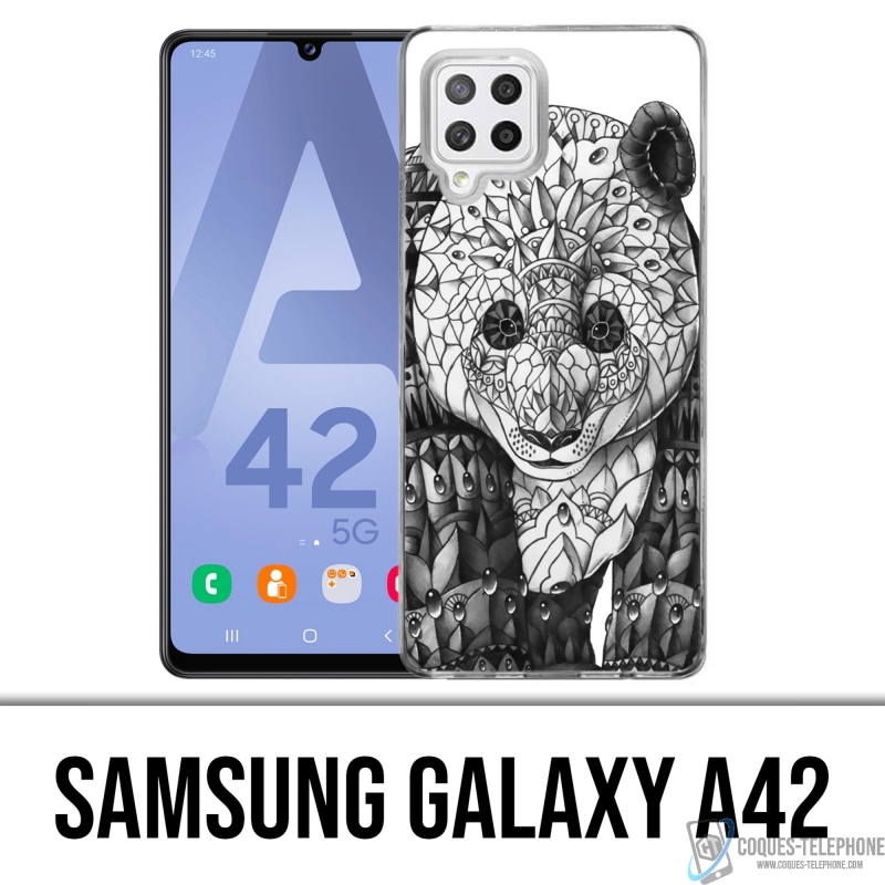 Coque Samsung Galaxy A42 - Panda Azteque