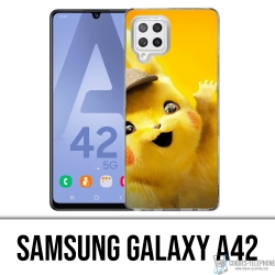 Custodia per Samsung Galaxy A42 - Pikachu Detective