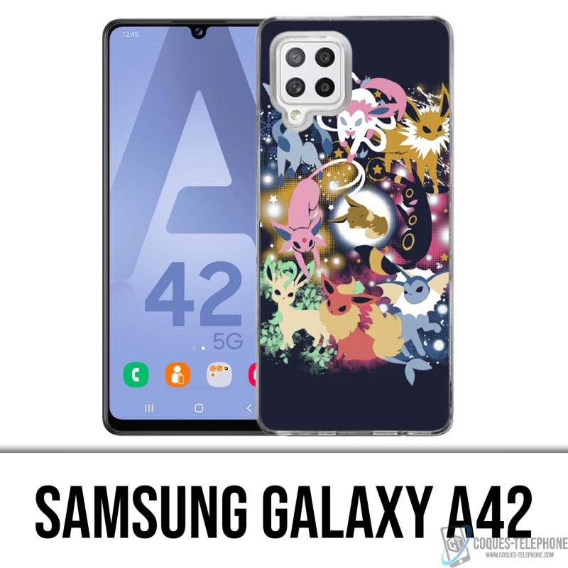 Funda Samsung Galaxy A42 - Pokémon Eevee Evolutions