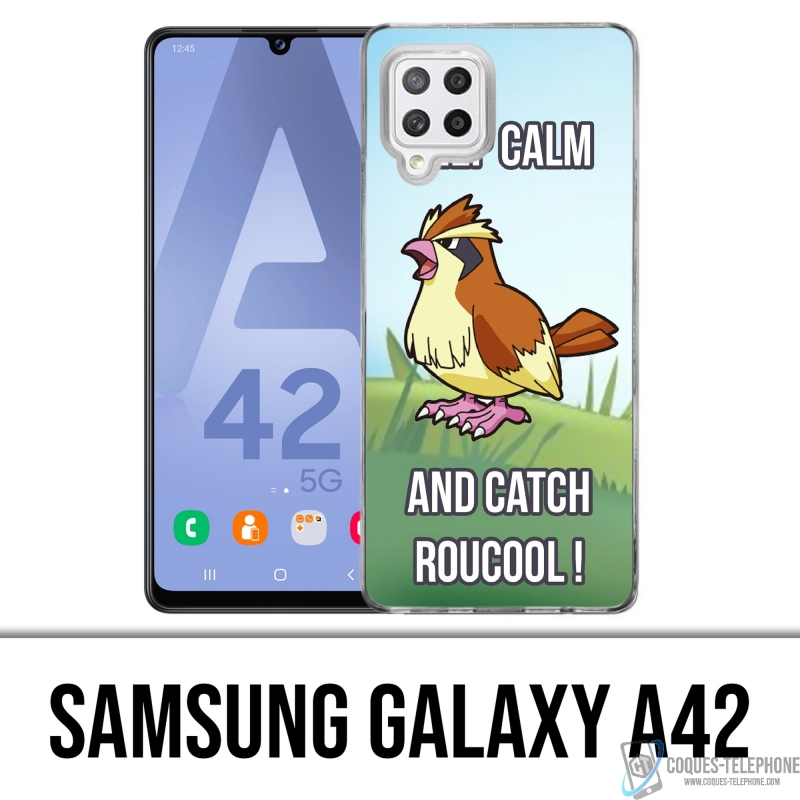 Custodia per Samsung Galaxy A42 - Pokémon Go Catch Roucool