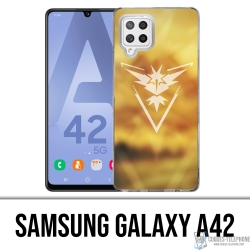 Funda Samsung Galaxy A42 - Pokémon Go Team Yellow Grunge