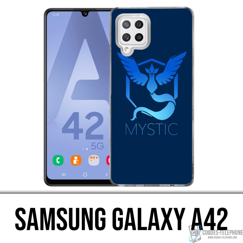 Custodia per Samsung Galaxy A42 - Pokémon Go Team Msytic Blue