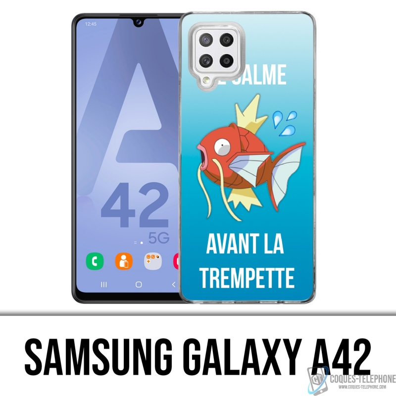 Coque Samsung Galaxy A42 - Pokémon Le Calme Avant La Trempette Magicarpe