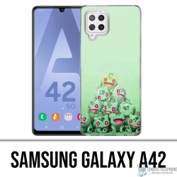 Custodia per Samsung Galaxy A42 - Pokémon Montagna Bulbasaur