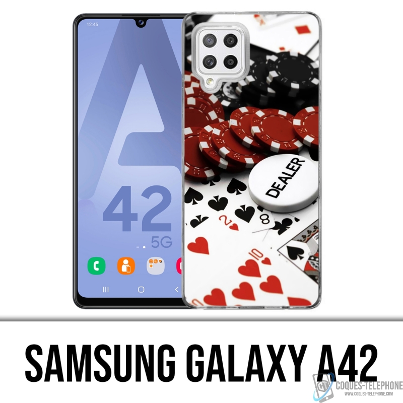 Coque Samsung Galaxy A42 - Poker Dealer