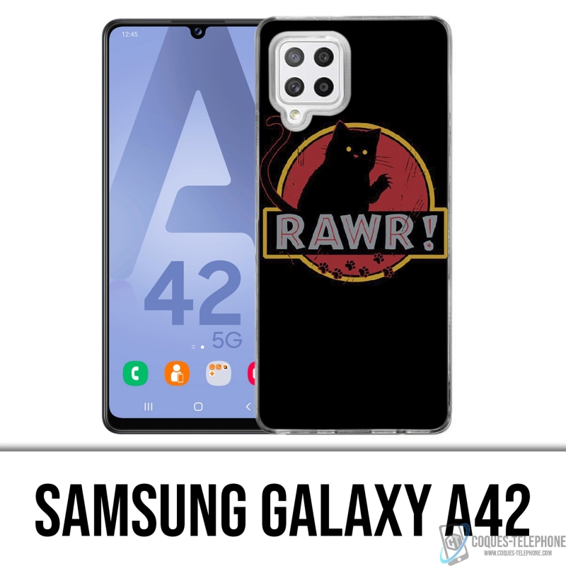 Coque Samsung Galaxy A42 - Rawr Jurassic Park