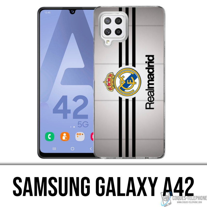 Coque Samsung Galaxy A42 - Real Madrid Bandes
