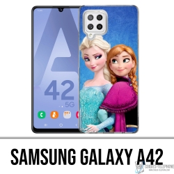 Custodia per Samsung Galaxy A42 - Frozen Elsa e Anna