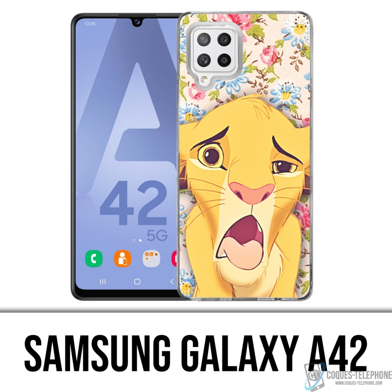 Coque Samsung Galaxy A42 - Roi Lion Simba Grimace