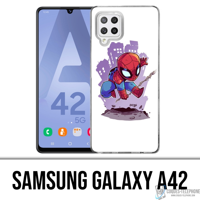 Coque Samsung Galaxy A42 - Spiderman Cartoon