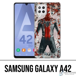 Funda Samsung Galaxy A42 - Spiderman Comics Splash