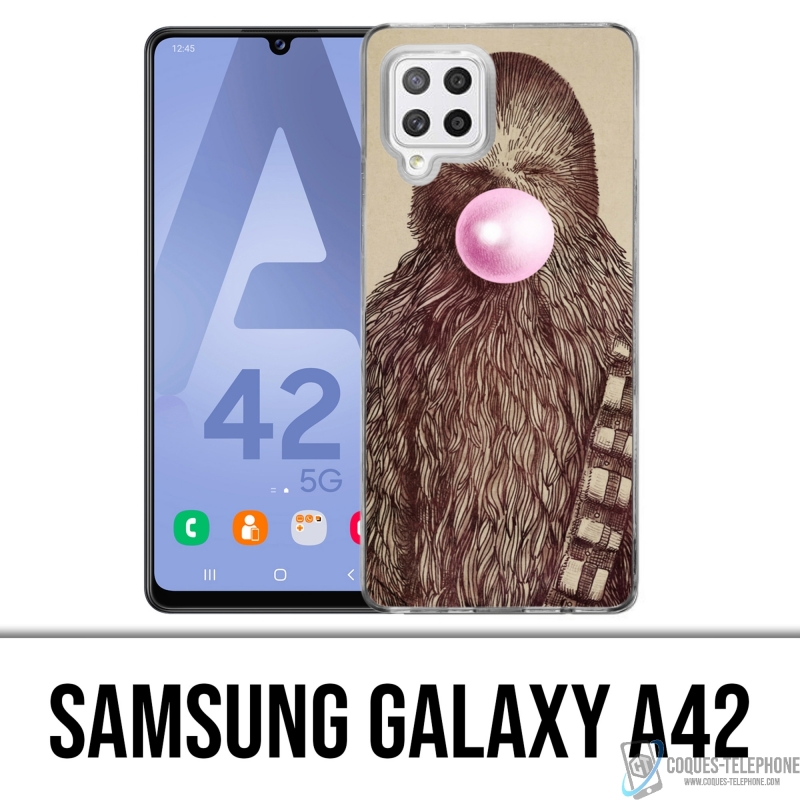 Coque Samsung Galaxy A42 - Star Wars Chewbacca Chewing Gum