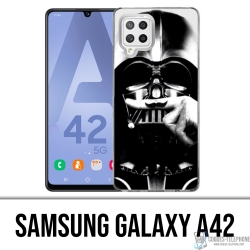 Custodia per Samsung Galaxy A42 - Baffi Darth Vader di Star Wars