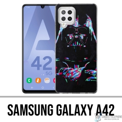 Custodia per Samsung Galaxy A42 - Star Wars Darth Vader Neon