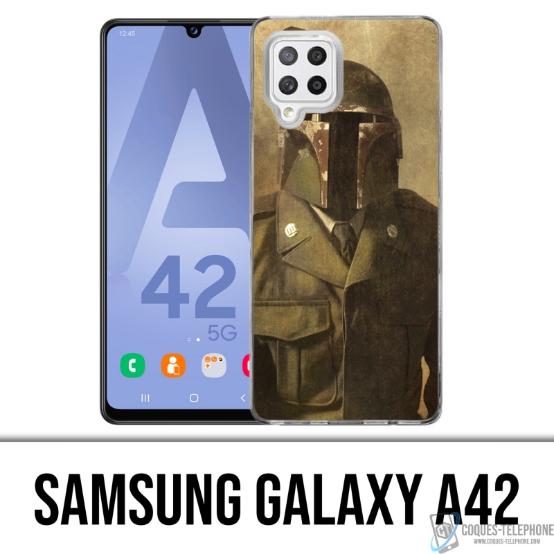 Coque Samsung Galaxy A42 - Star Wars Vintage Boba Fett