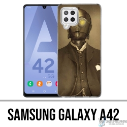 Coque Samsung Galaxy A42 - Star Wars Vintage C3Po