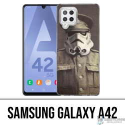 Custodia per Samsung Galaxy A42 - Stromtrooper vintage di Star Wars