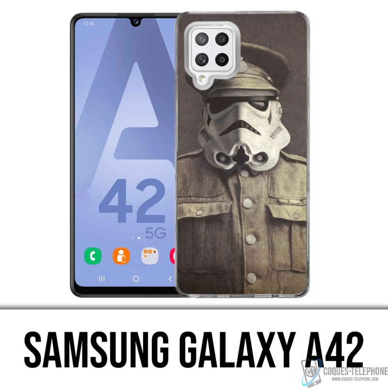 Coque Samsung Galaxy A42 - Star Wars Vintage Stromtrooper