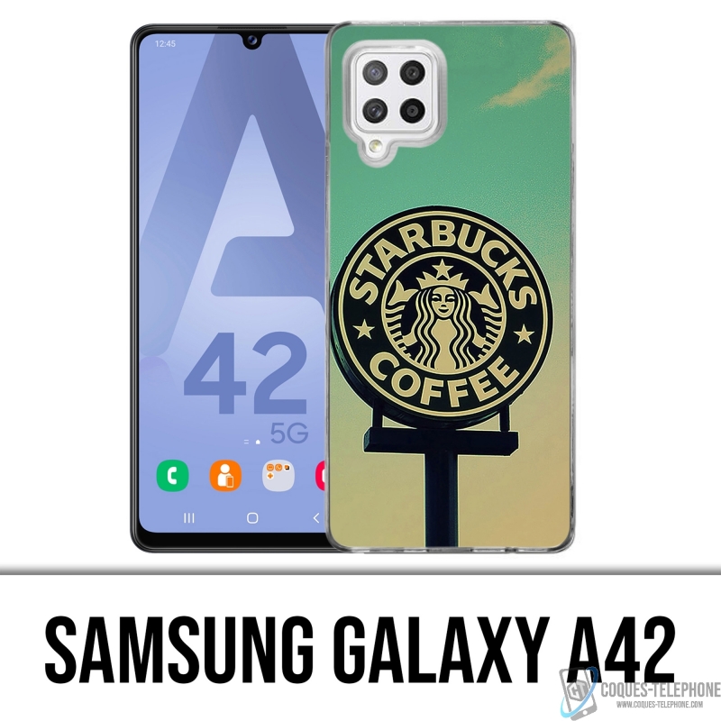 Custodia per Samsung Galaxy A42 - Starbucks Vintage