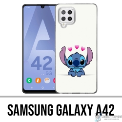 Coque Samsung Galaxy A42 - Stitch Amoureux