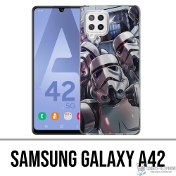 Custodia per Samsung Galaxy A42 - Stormtrooper Selfie