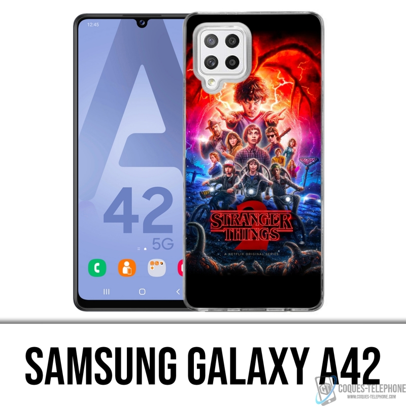 Custodia per Samsung Galaxy A42 - Poster di Stranger Things 2