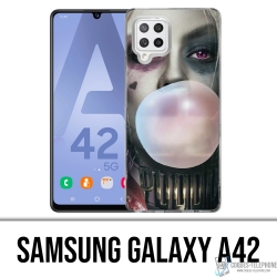 Custodia per Samsung Galaxy A42 - Suicide Squad Harley Quinn Bubble Gum