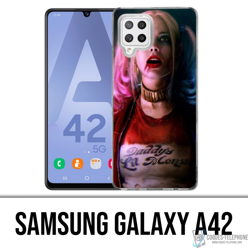 Custodia per Samsung Galaxy A42 - Suicide Squad Harley Quinn Margot Robbie