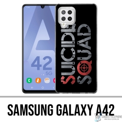 Custodia per Samsung Galaxy A42 - Logo Suicide Squad