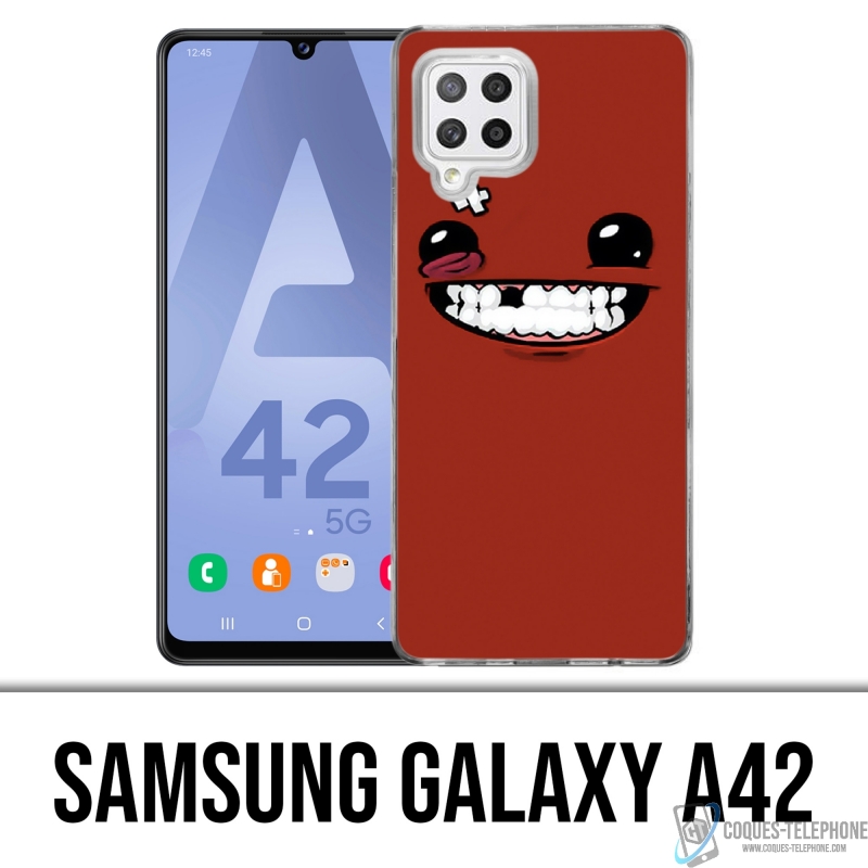 Funda Samsung Galaxy A42 - Super Meat Boy