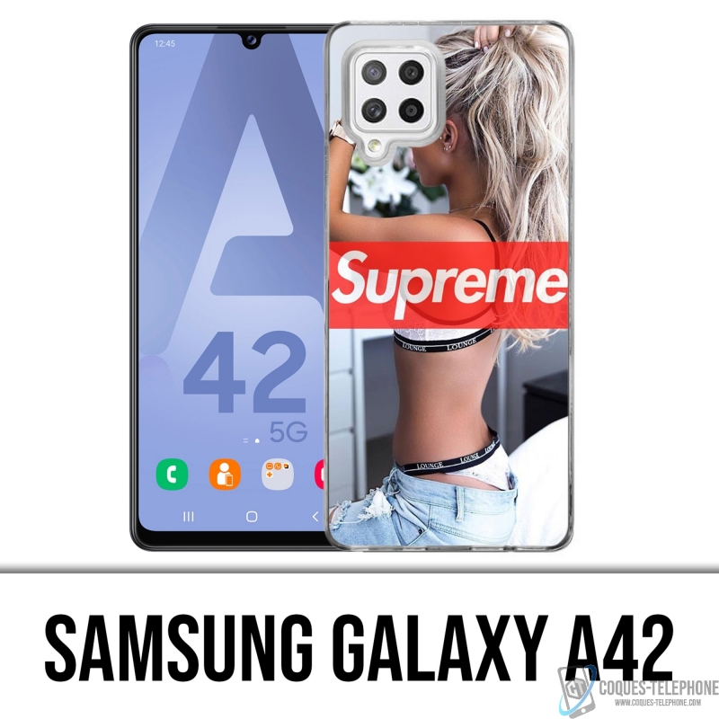 Custodia per Samsung Galaxy A42 - Supreme Girl Dos