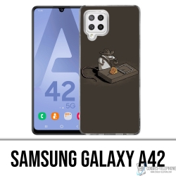 Coque Samsung Galaxy A42 - Tapette Souris Indiana Jones